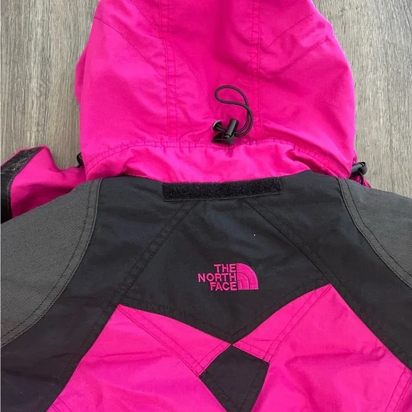 The North Face Vintage Insulated Mountain Parka Jacket Pink Black Size Large - Picture 9 of 12